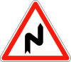 A3-Double bend first to right