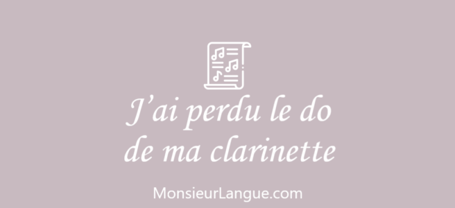 童謡「クラリネットをこわしちゃった」のフランス語版・英語版・日本語版の歌詞